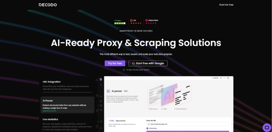 Decodo (formerly Smartproxy)