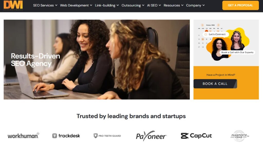 Digital World Institute implementing ROI-Focused Digital Marketing through strategic SEO, content architecture, and organic growth planning.