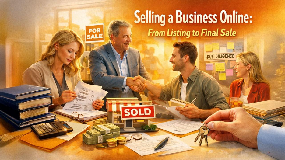 8 Steps to Consider While Selling a Business Online