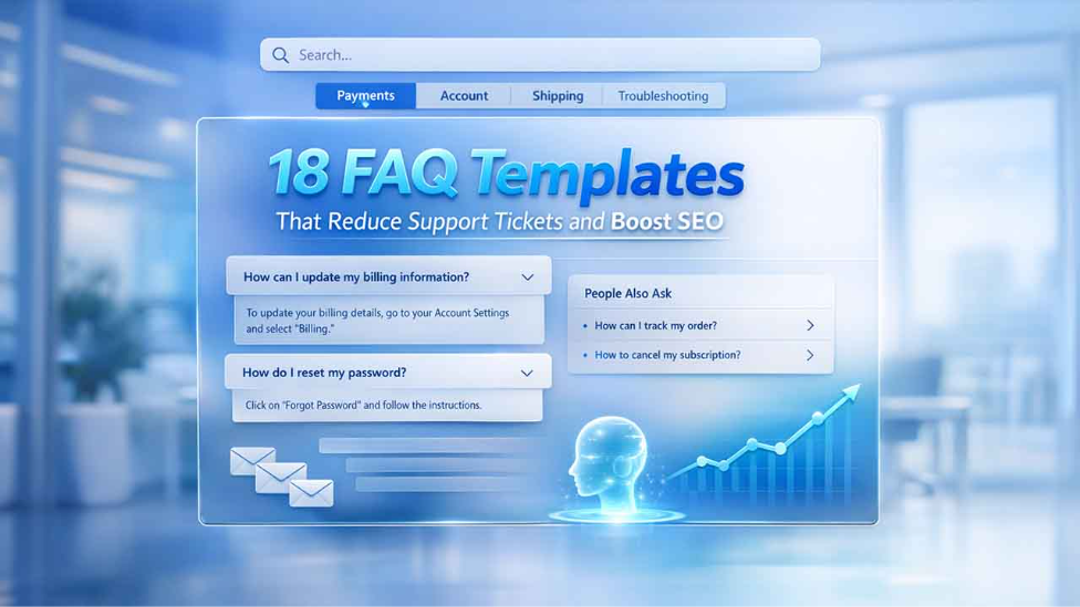 18 FAQ Templates That Reduce Support Tickets and Boost SEO