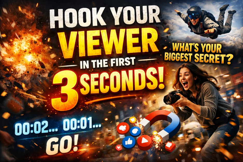 Hook Your Viewer in the First 3 Seconds