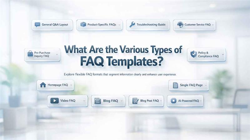 Types of FAQ Templates