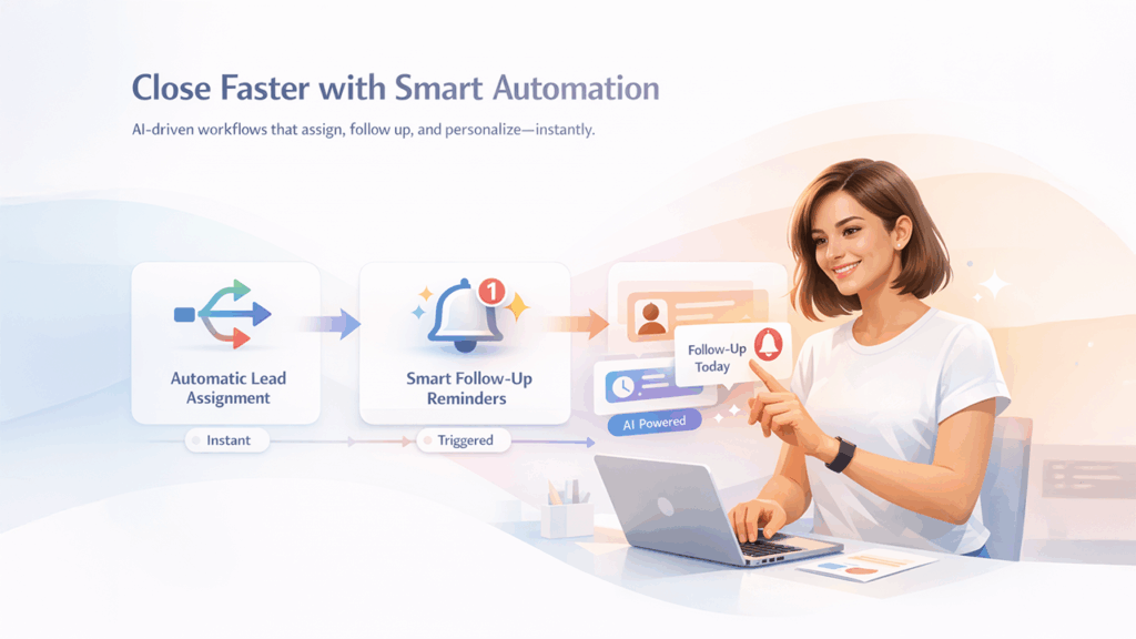 Asked AI Chat improving sales workflows through CRM automation and lead prioritization