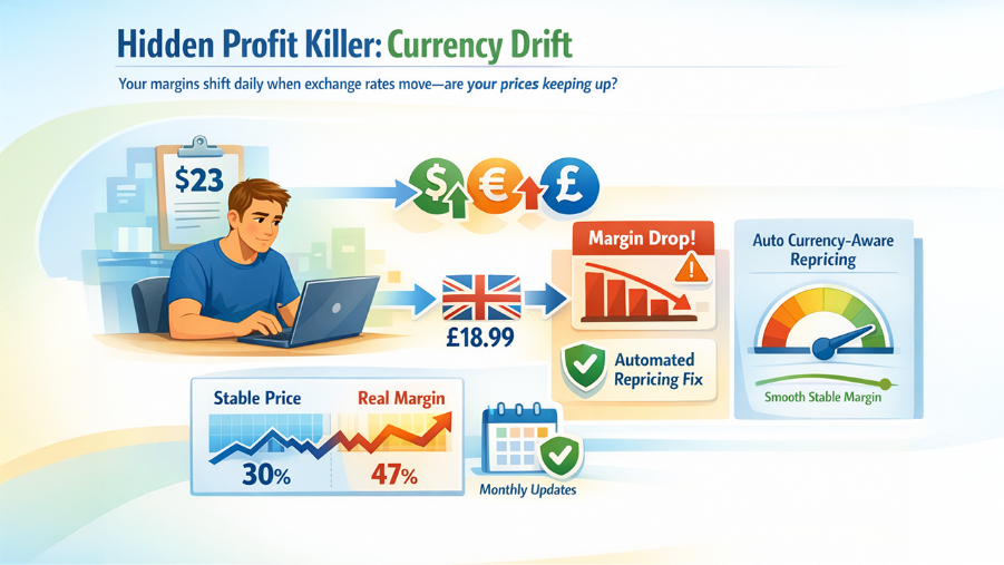Reason 1: Currency Fluctuation Changes Your Real Price Floor Every Day 