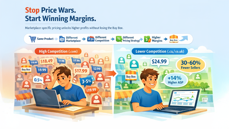 Reason 3: Competitor Density Is Fundamentally Different Per Marketplace 