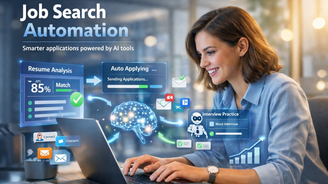 AI powered job search automation with resume analysis auto apply and interview preparation tools