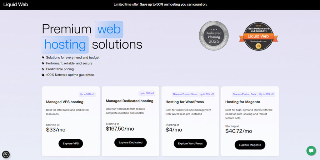Liquid Web — Best Premium Managed Hosting