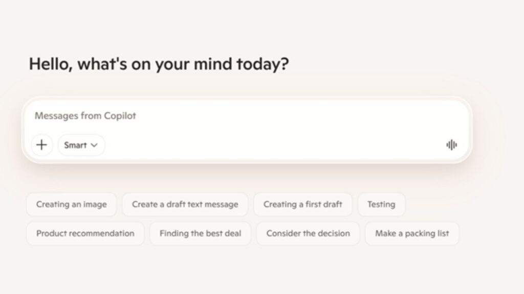Microsoft Copilot AI app for study helping students in Word Excel and PowerPoint