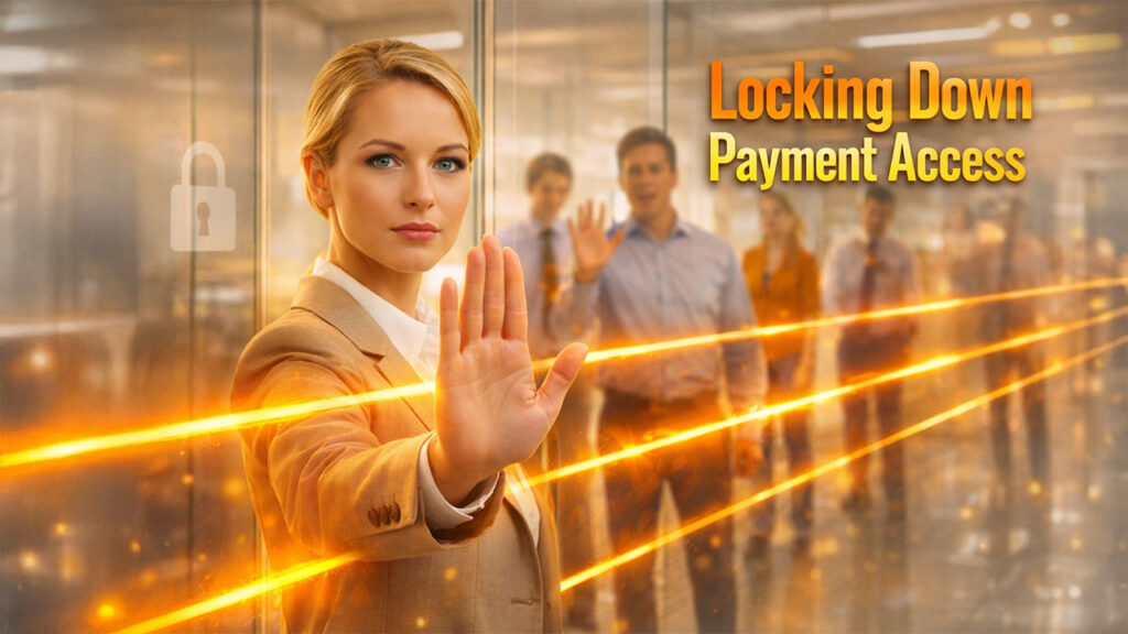 SaaS eCommerce payment security with restricted access control to payment systems