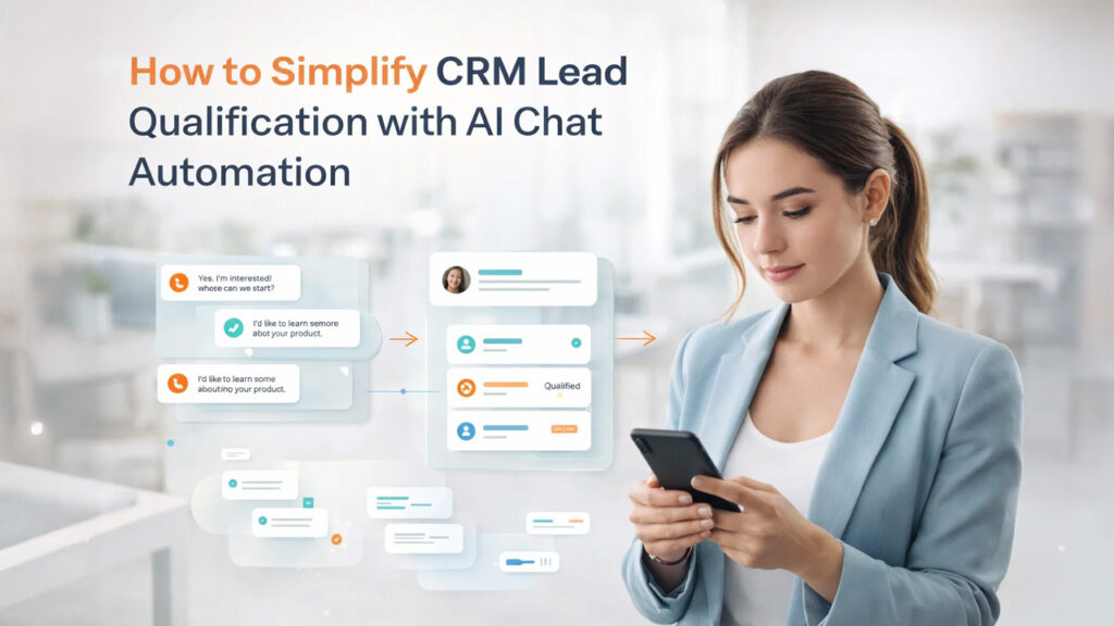 How to Simplify CRM Lead Qualification with AI Chat Automation (2026 Guide)?