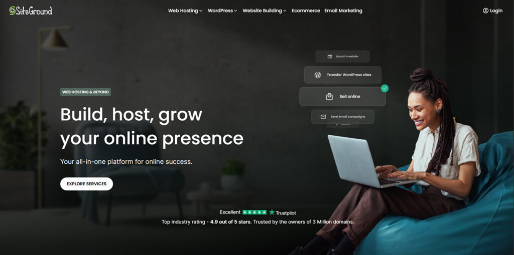 SiteGround — Best for Simplicity and Support