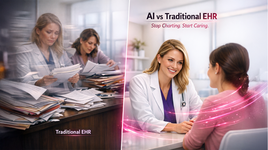 AI vs Traditional EHR: What Clinics Should Expect