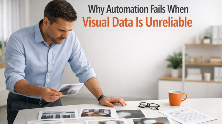 Visual data is unreliable in automation systems due to poor image quality, lighting issues, and real-world variability