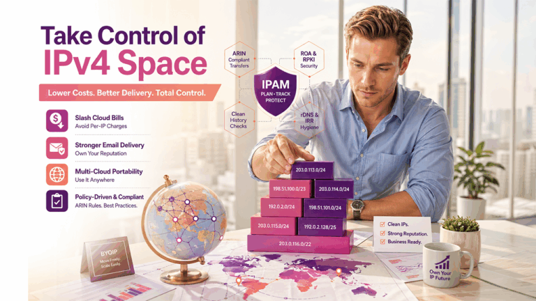 Businesses Acquire IPv4 Space