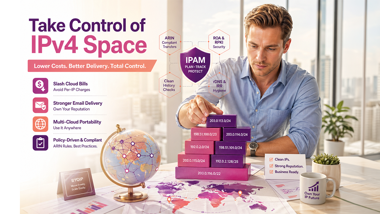 Businesses Acquire IPv4 Space