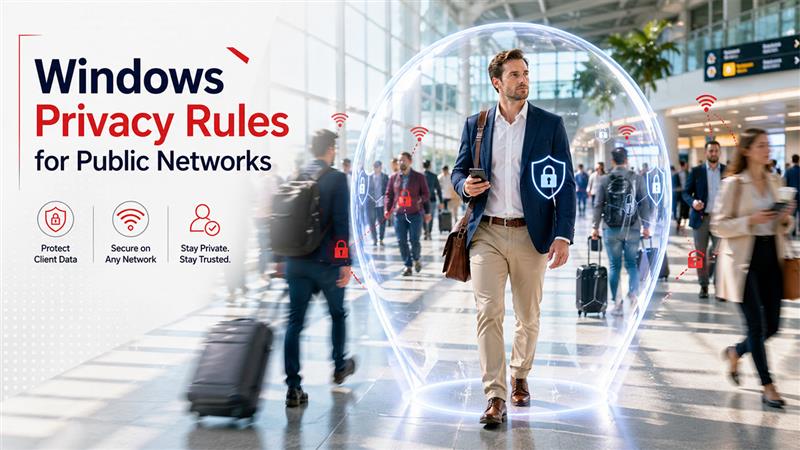 Handling Client Records on Public Networks: Windows Privacy Rules That Stick