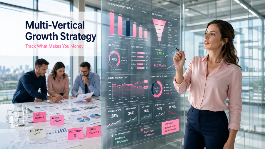 What Metrics Should You Track When Scaling a Multi-Vertical Agency? 