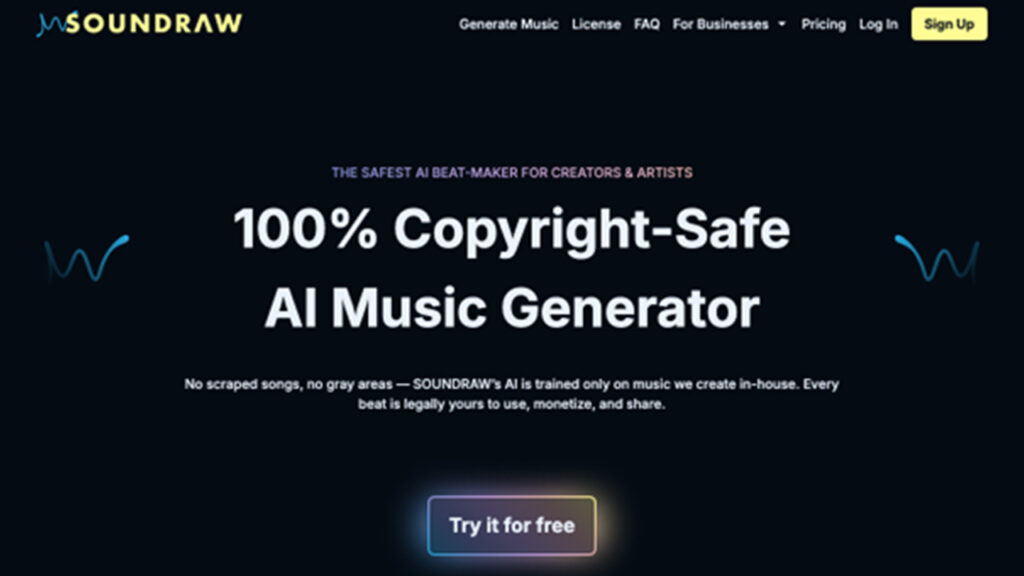 Soundraw — Instant Soundtracks with Creative Control 