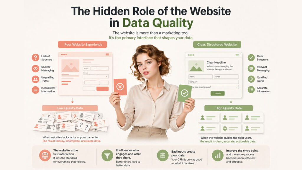 The Hidden Role of the Website in Data Quality