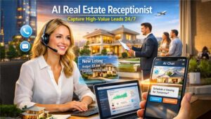 How AI Real Estate Receptionists Help Agents Capture High-Value Leads 24/7