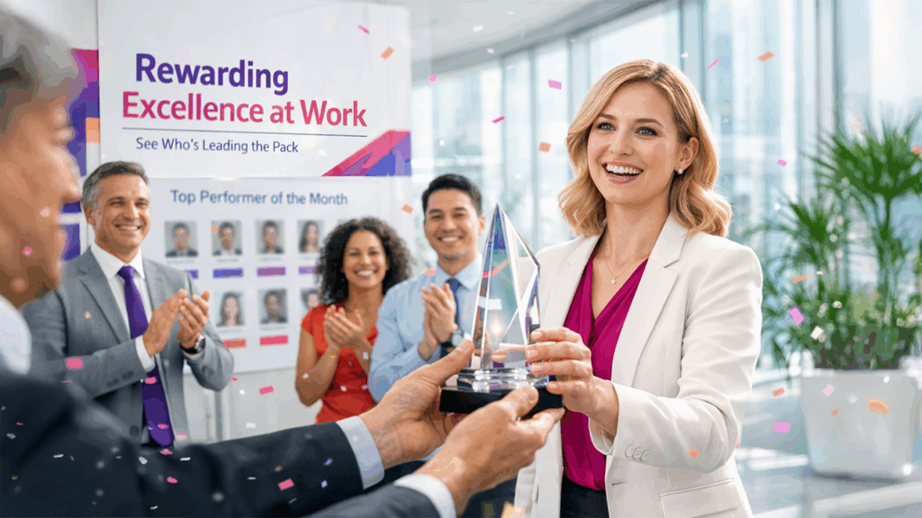 Manager conducting regular performance reviews using data-driven employee performance metrics and analytics