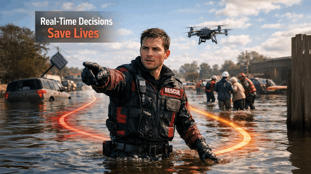 Drone app development enabling real-time decision-making through live field data and web dashboards