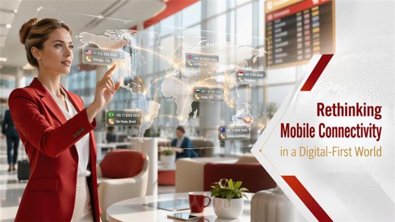 eSIM and virtual phone numbers enabling flexible digital connectivity across devices and global networks