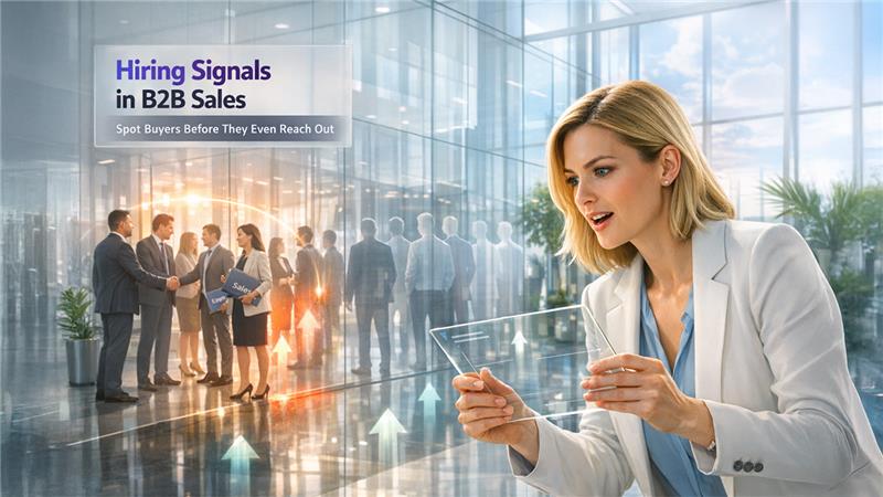 How to Use Hiring Signals to Identify High-Intent Prospects in B2B Sales?