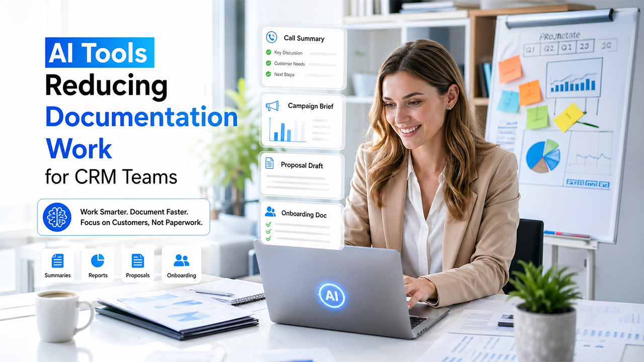 How AI Tools Are Reducing Documentation Work for CRM Teams