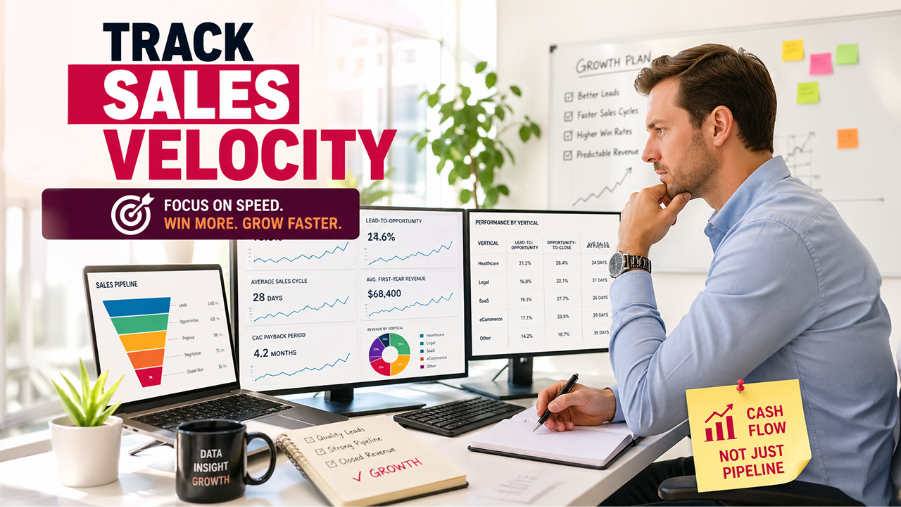 Watch sales velocity, not just lead volume