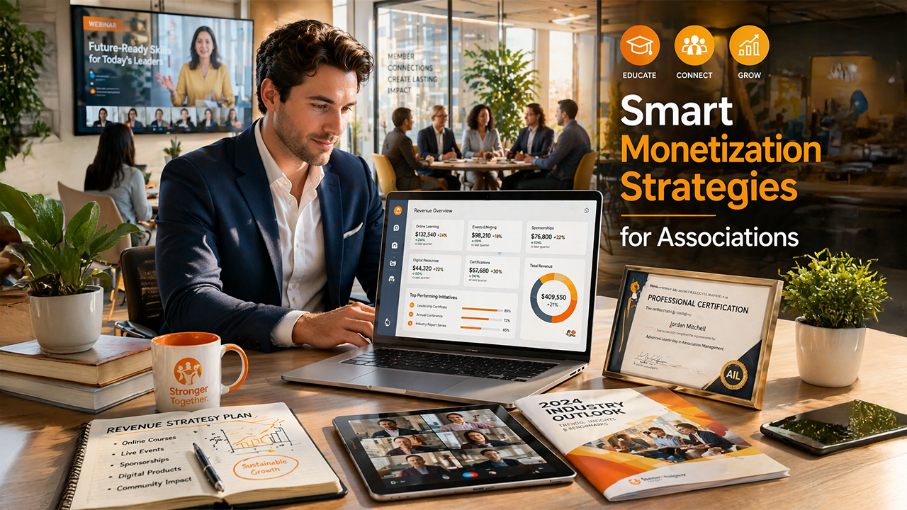 Monetization strategies for associations focusing on community-driven revenue and non-dues income