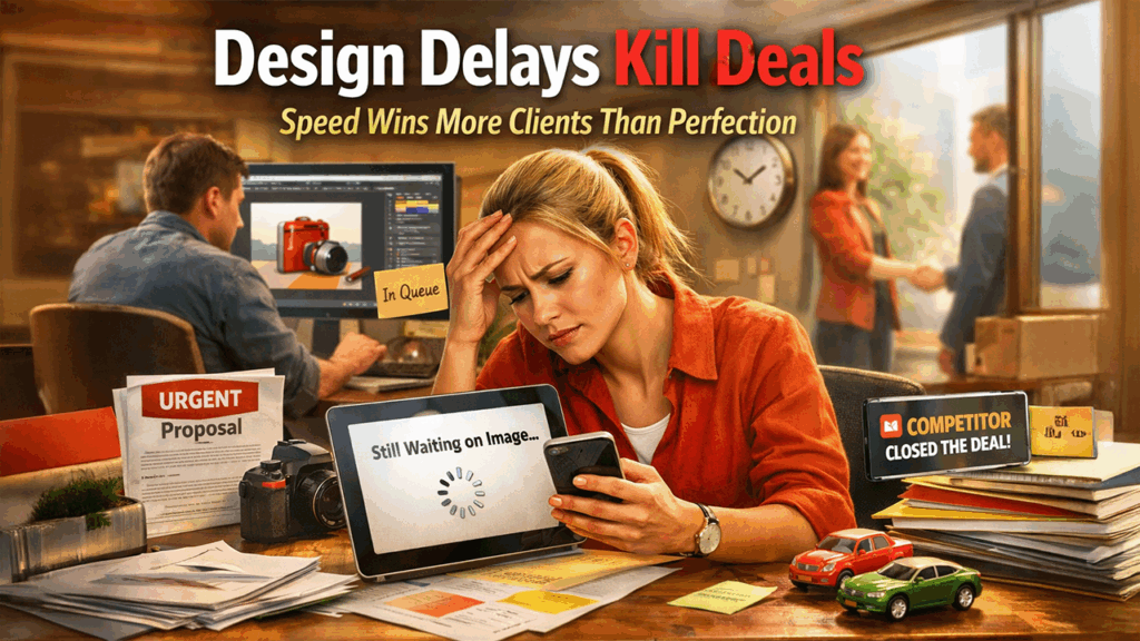 Delays in design workflow impacting sales proposals and slowing down deal conversions