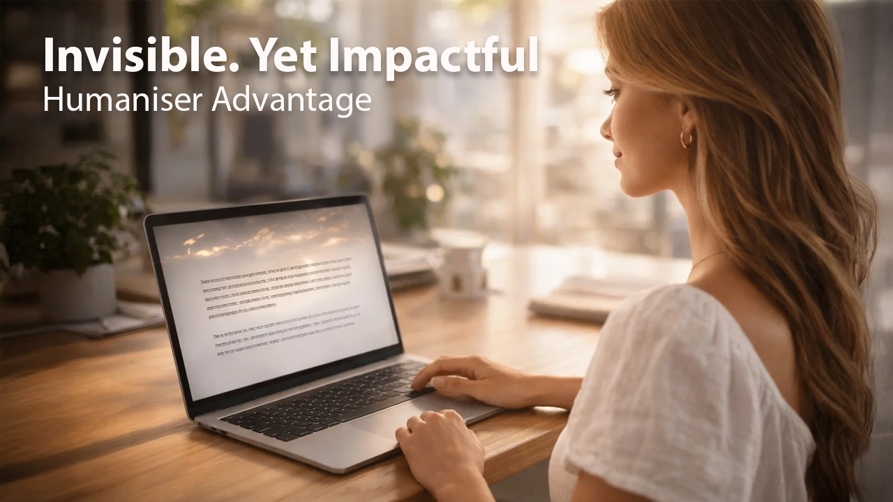 Undetectable Humanizer tool transforming AI-generated content into natural human-like writing for marketing agencies