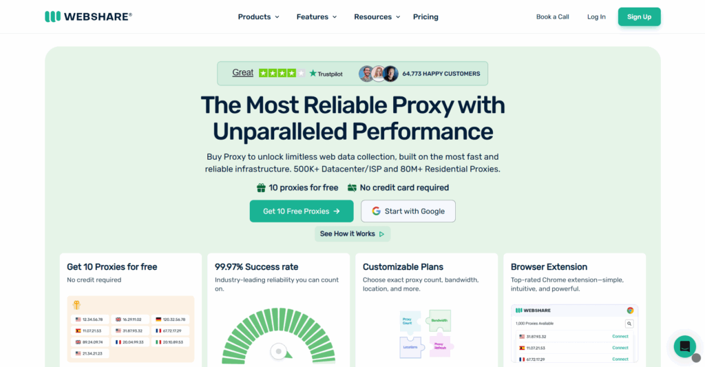 Webshare Official Website