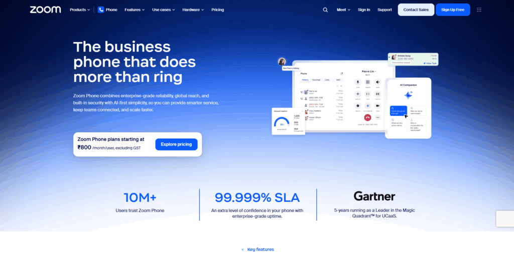 Zoom Phone cloud phone system for business communication