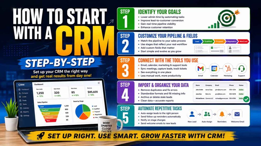 How to Start With a CRM: Step-by-Step 