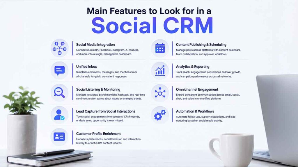 Main Features to Look for in a Social CRM