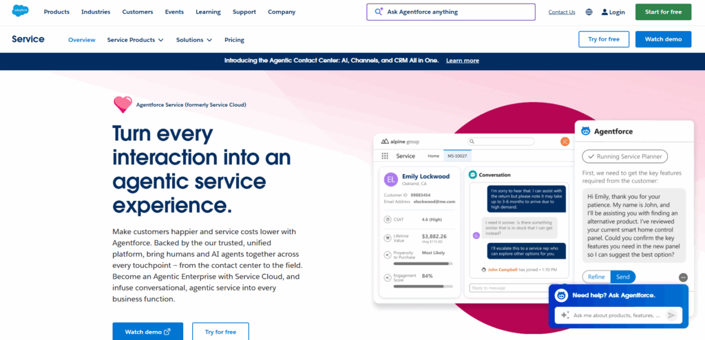 Salesforce Service Cloud