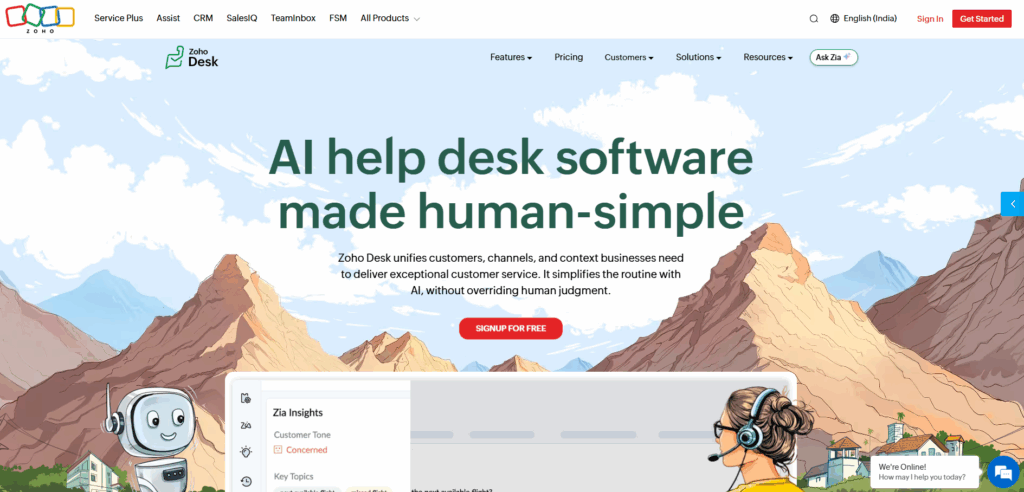 Zoho Desk