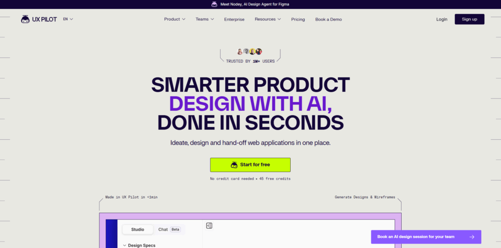 UX Pilot AI UI Generator
