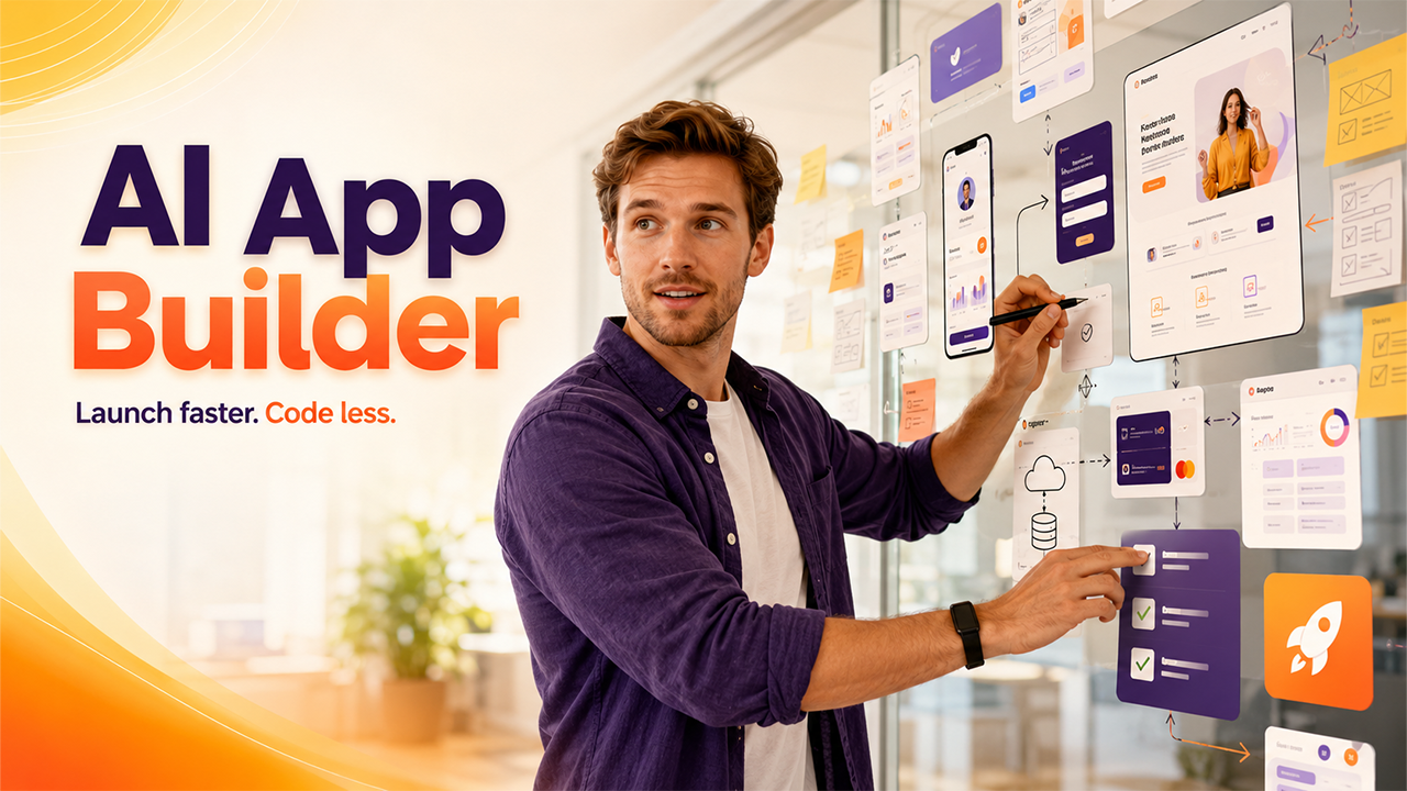 AI builders helping startups create websites and apps without traditional coding