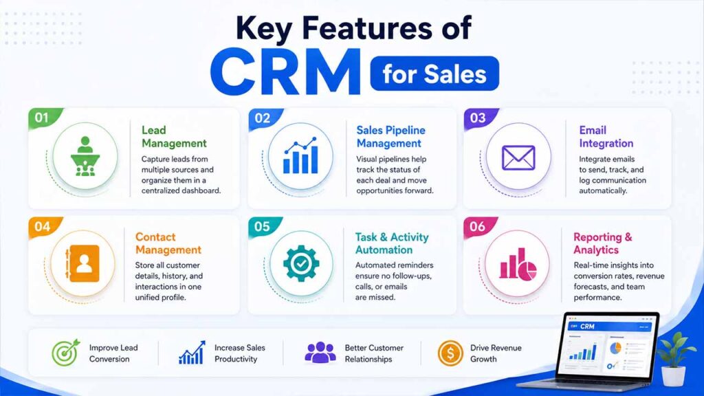 Key Features of CRM for Sales