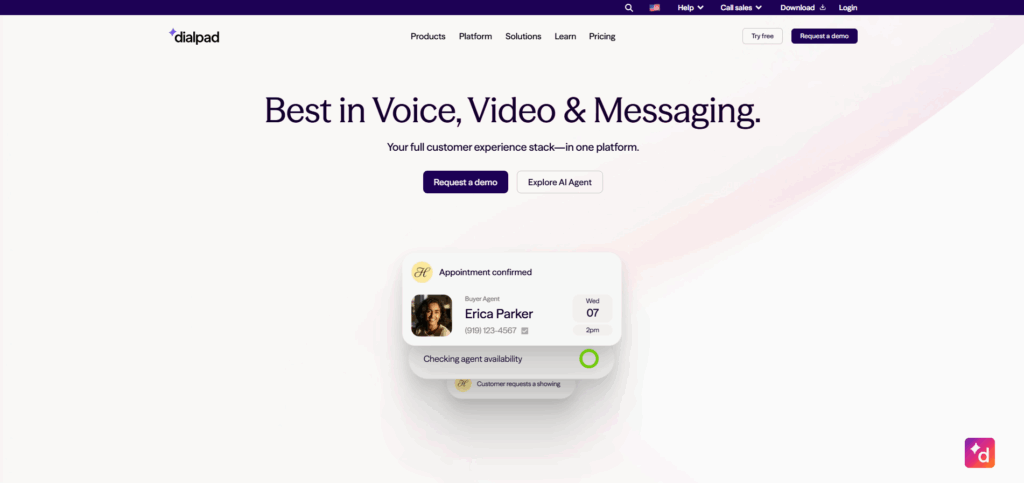Dialpad local presence dialer for sales teams using Dialpad business phone system