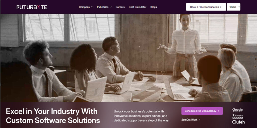 FuturByte real estate app development company focused on secure, scalable, and fast PropTech application development.