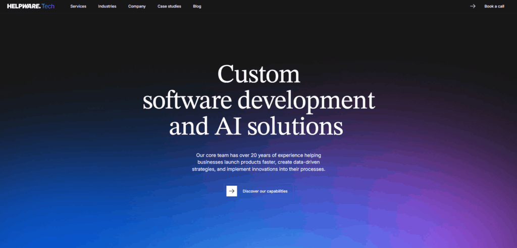 Helpware Tech provides nearshore software development services for Swiss companies with scalable engineering and cloud expertise