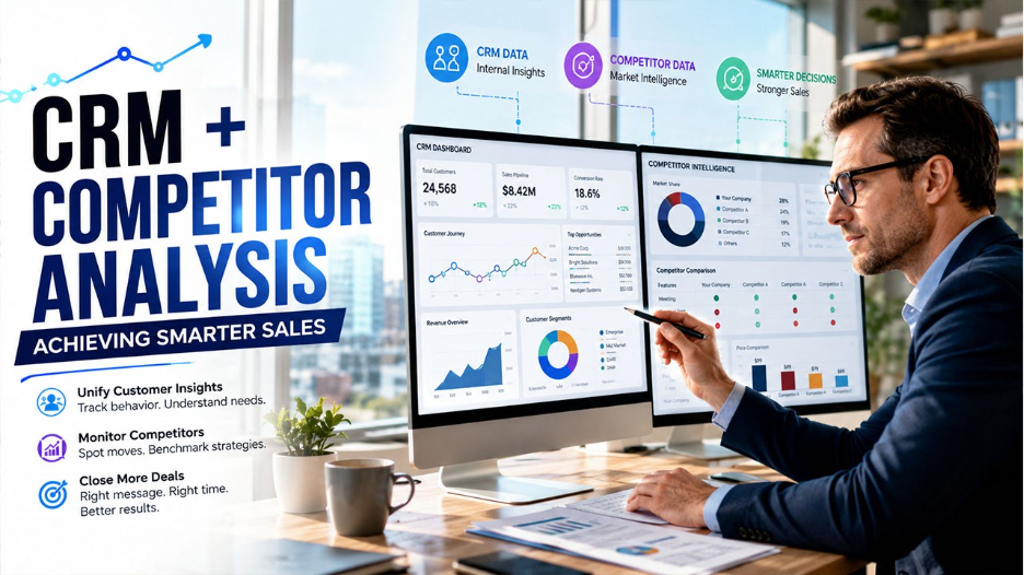 How to combine CRM data with competitor analysis for smarter sales