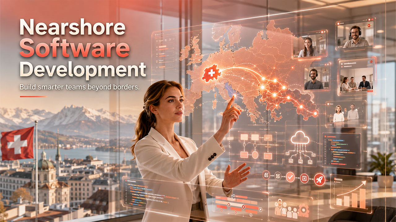 Nearshore software development companies in Switzerland helping businesses scale with Eastern European engineering teams