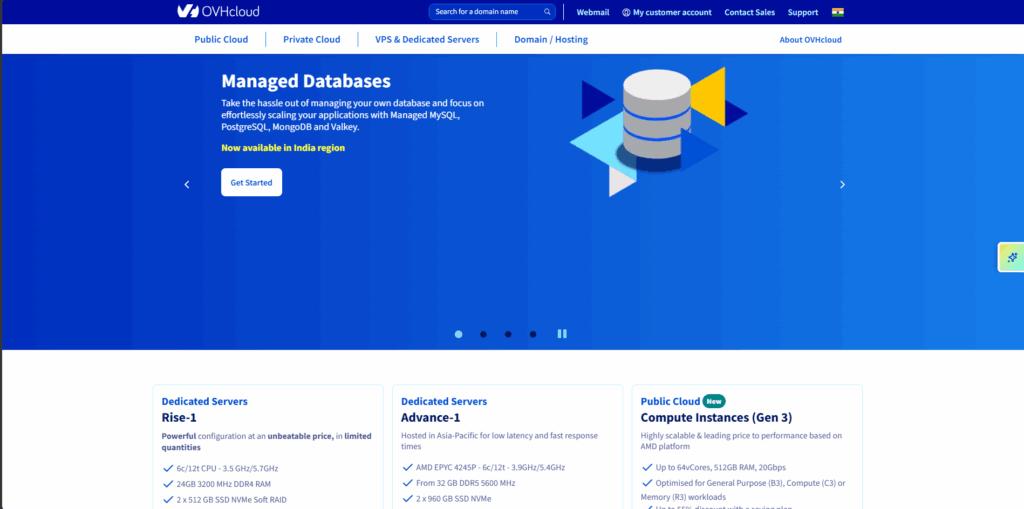 OVHcloud Docker Hosting with unlimited bandwidth for data-heavy container workloads