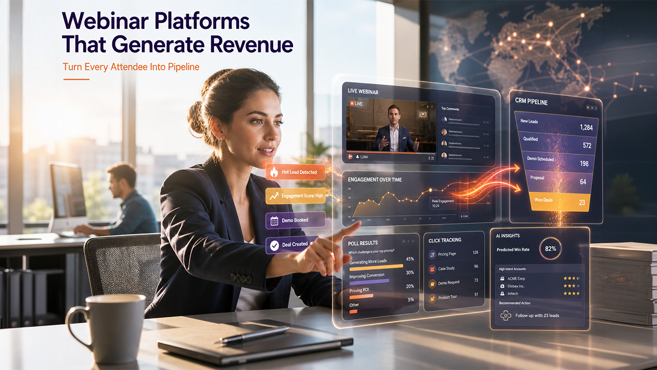 Best webinar platforms for lead generation and enterprise marketing