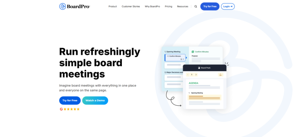 BoardPro: Streamlined board software for small-to-mid nonprofits